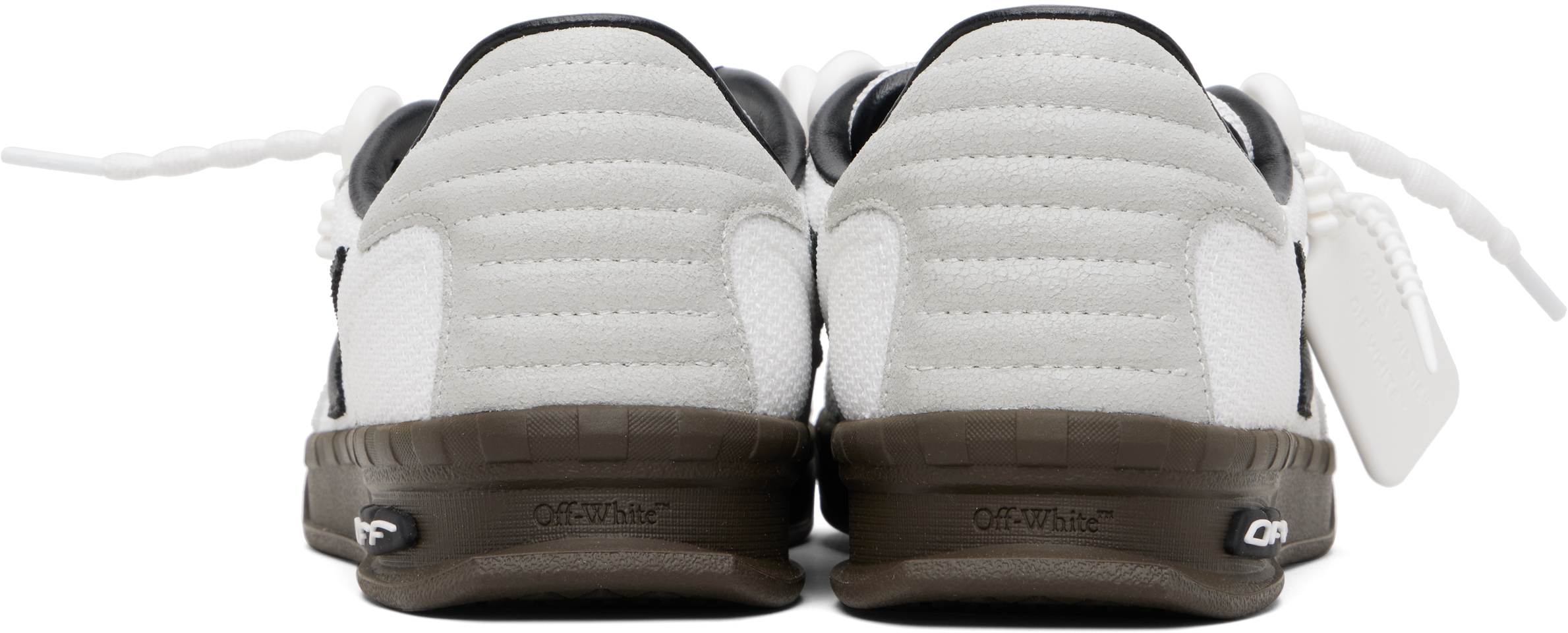 White & Gray End Of Play Sneakers
