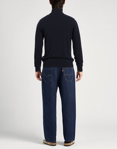 Man Turtleneck Midnight blue Size XL Wool, Viscose, Cashmere, Polyamide