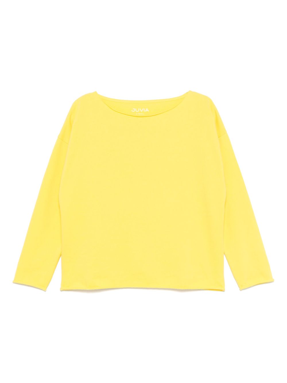 Cotton-blend t-shirt - Yellow