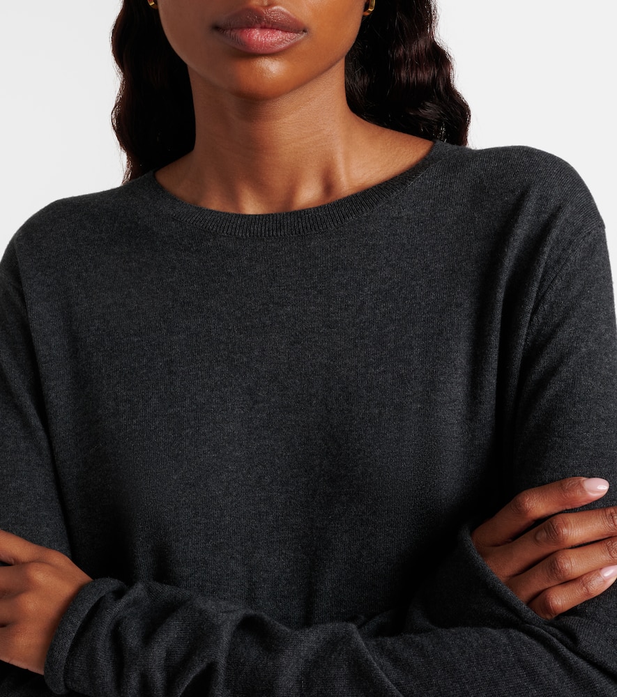 Maurie cotton and cashmere sweater