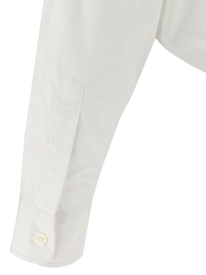 - Cotton Cropped Shirt