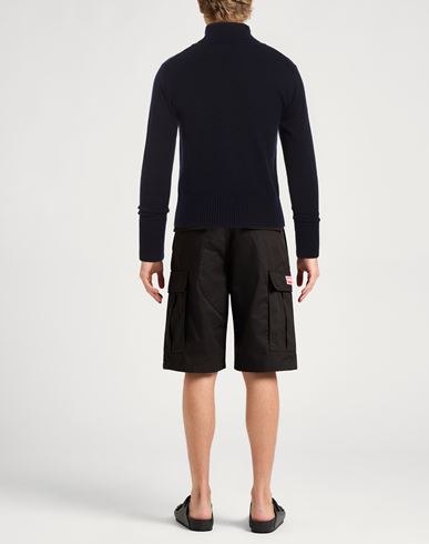 Man Turtleneck Midnight blue Size 32 Cashmere