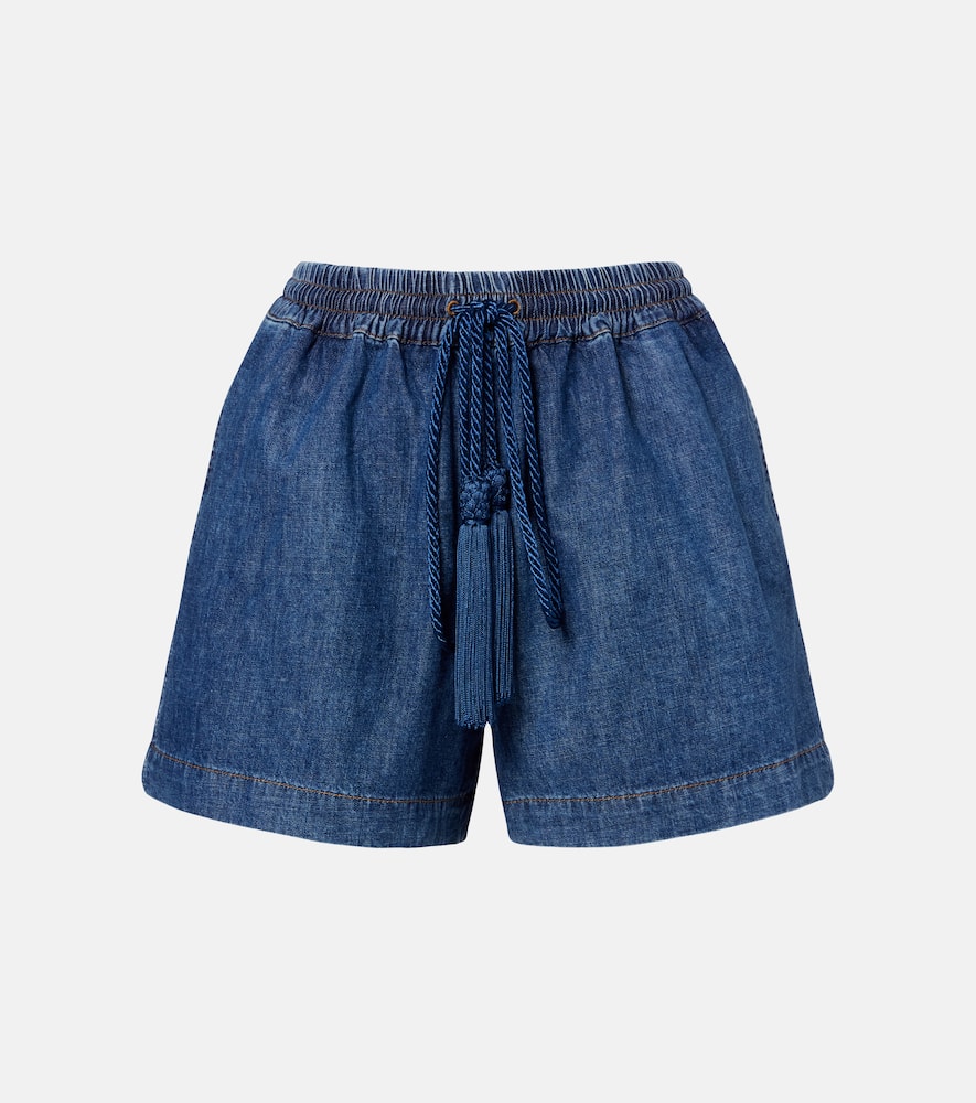 Denim shorts