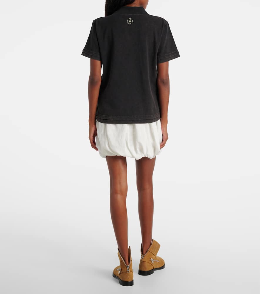 Cotton piqué polo shirt