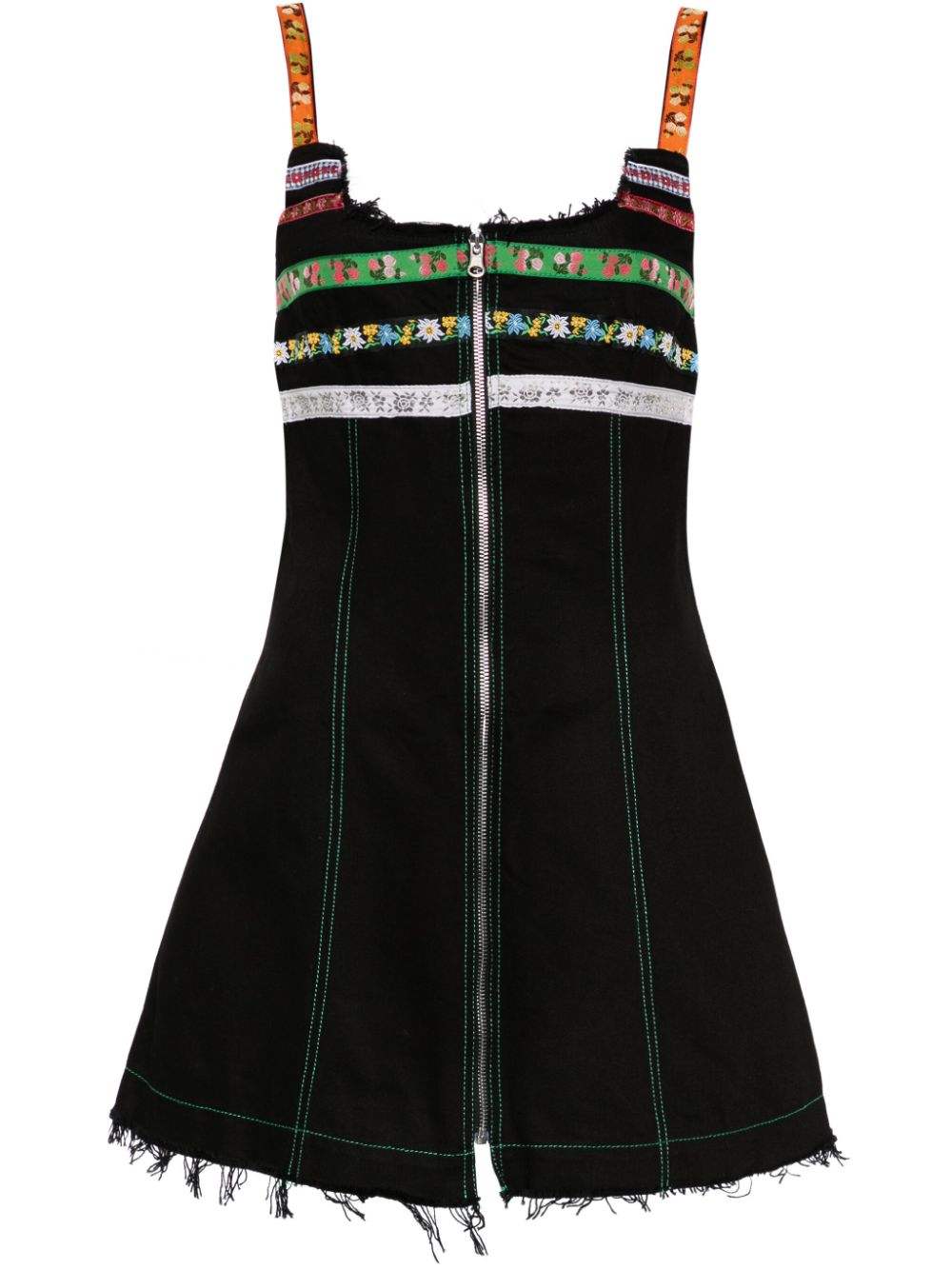 Lindsey denim mini dress - Black