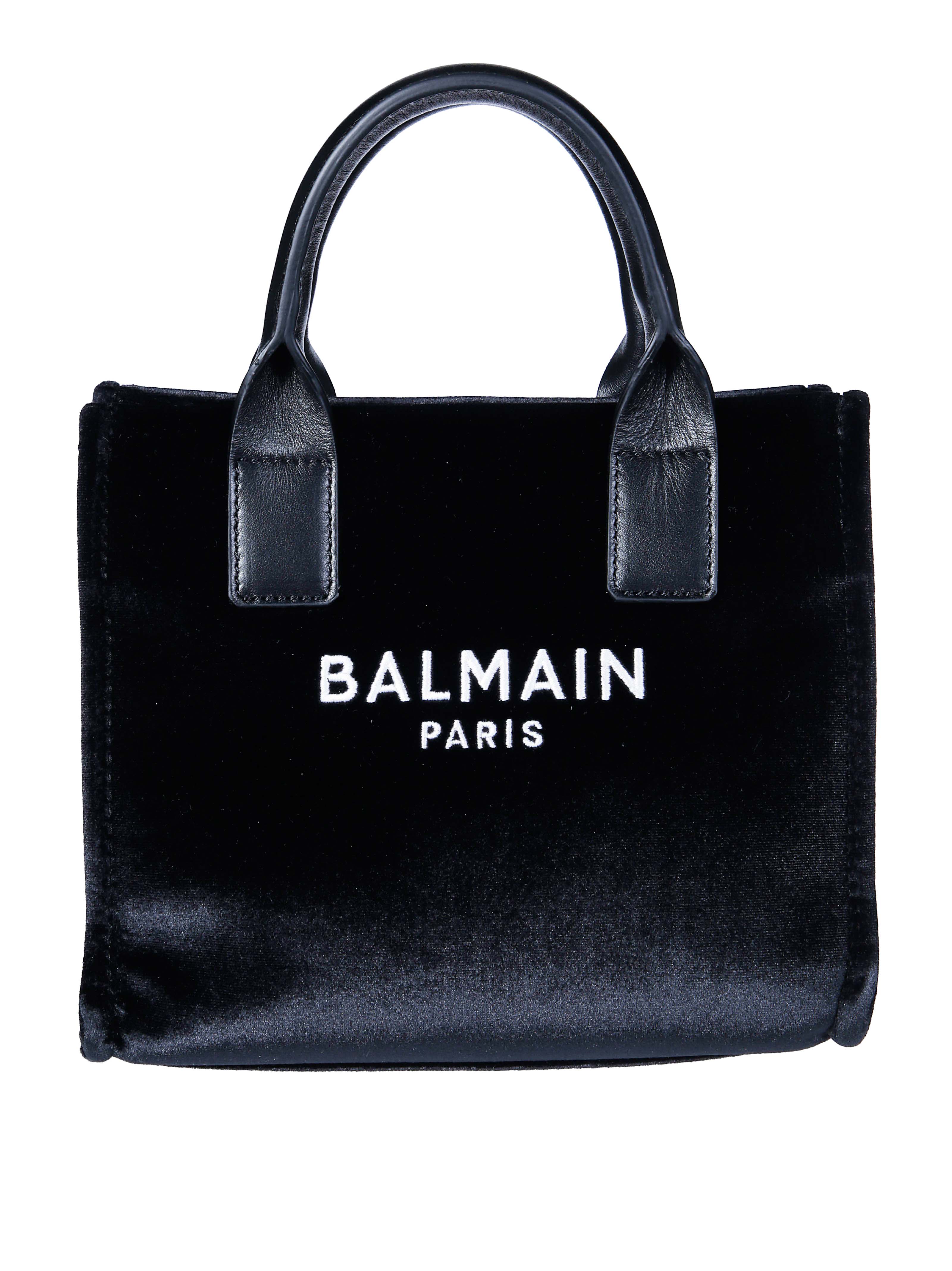Mini Velvet Logo Shoulder Bag