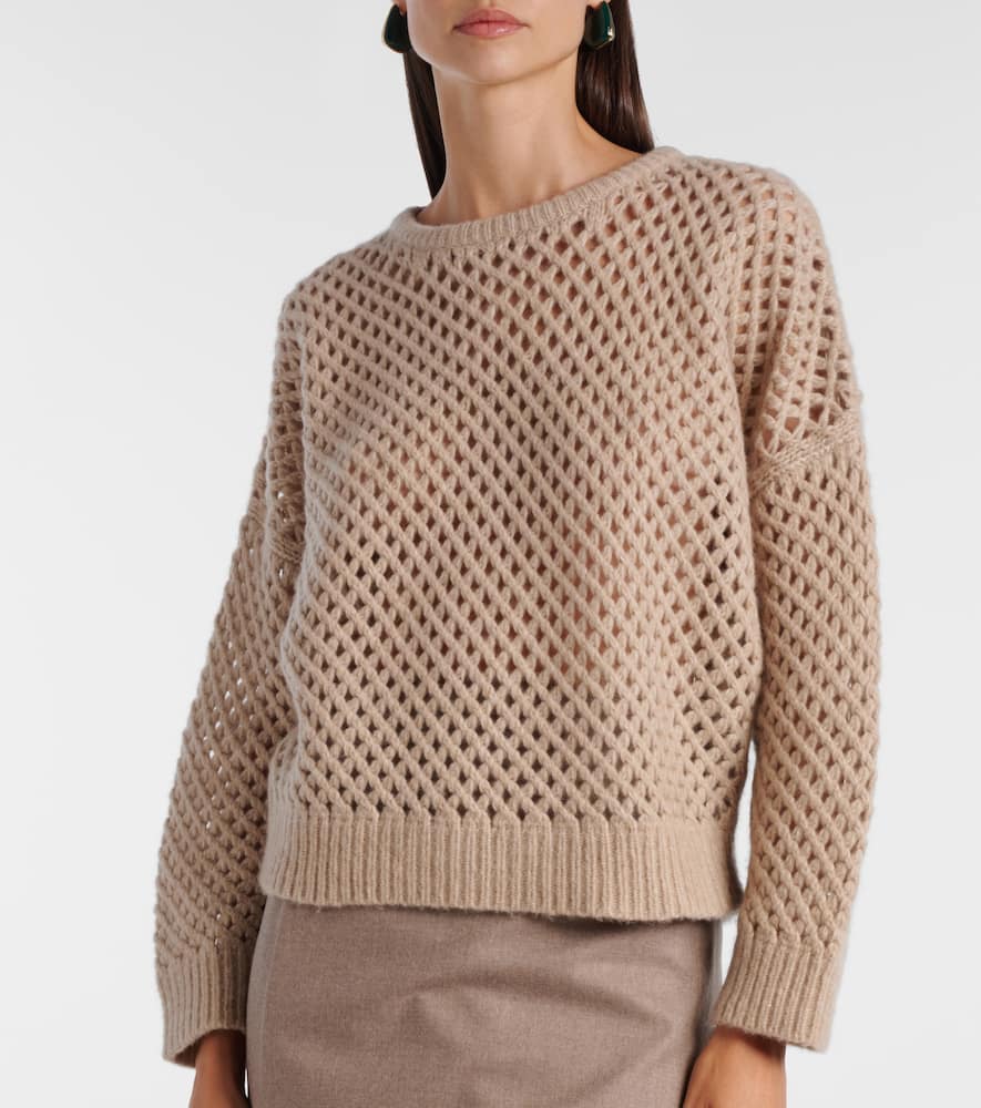 Essen open-knit cashmere and silk sweater