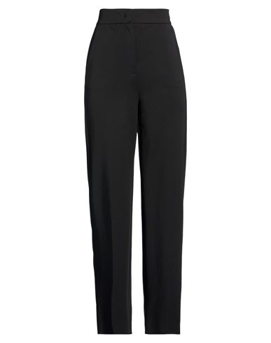 Woman Pants Black Size 4 Polyester, Elastane