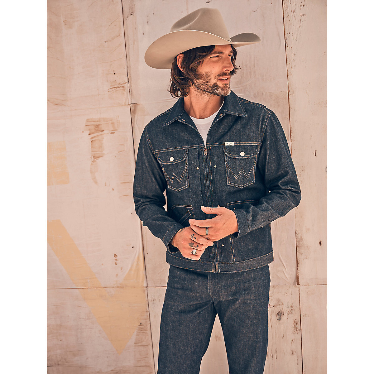 Men's Cone Denim® White Oak Selvedge Jacket in Raw Indigo