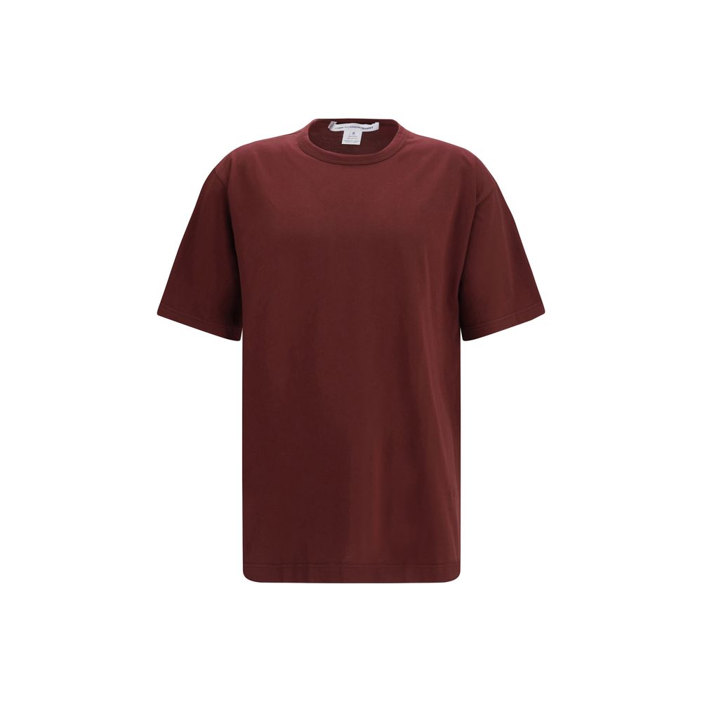 Cotton Crewneck T-Shirt — Burgundy