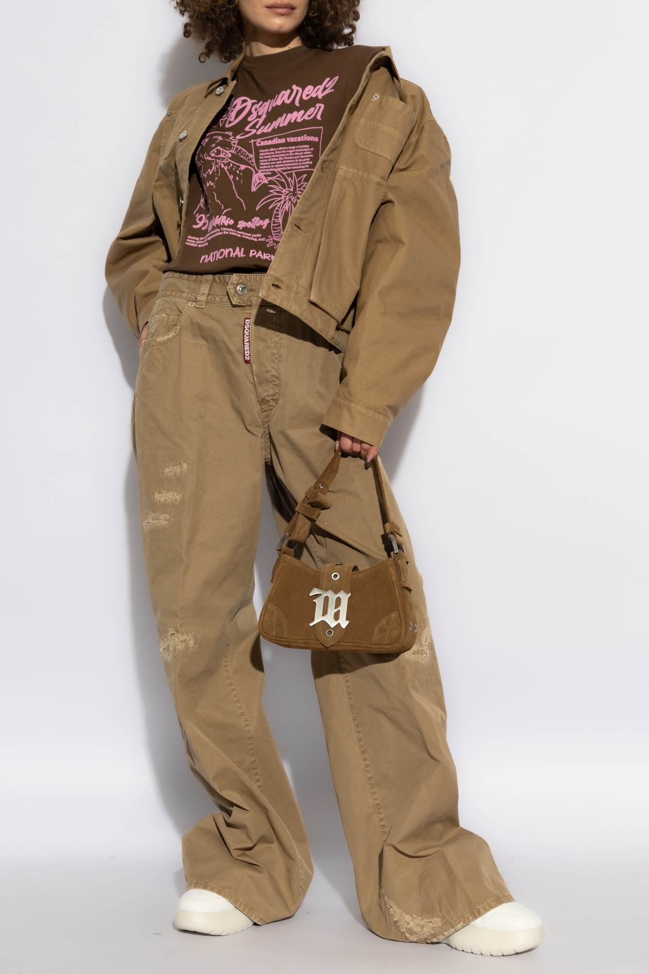 Jacket With Pockets, Women's, Beige