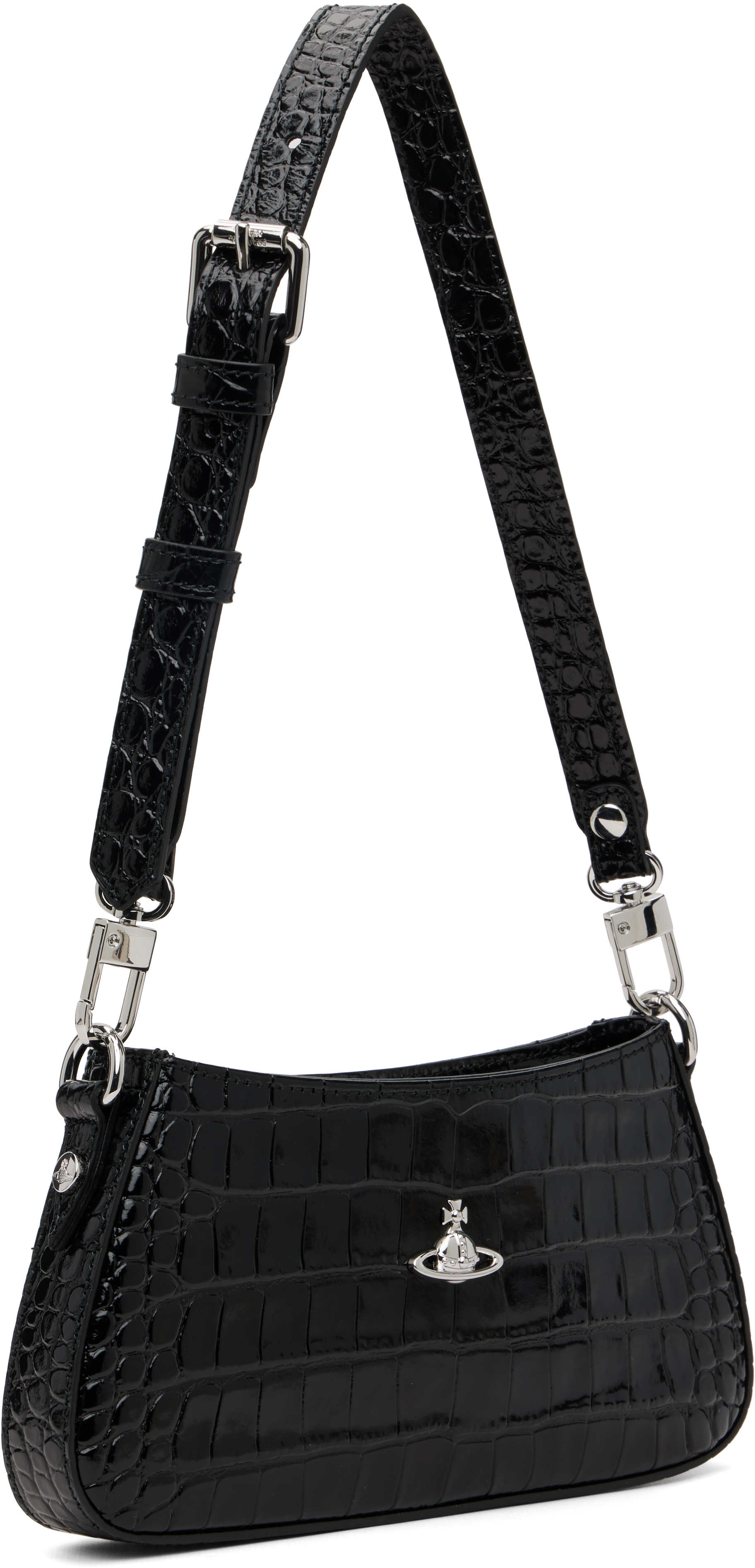 Black Tasha Shoulder Phone Bag
