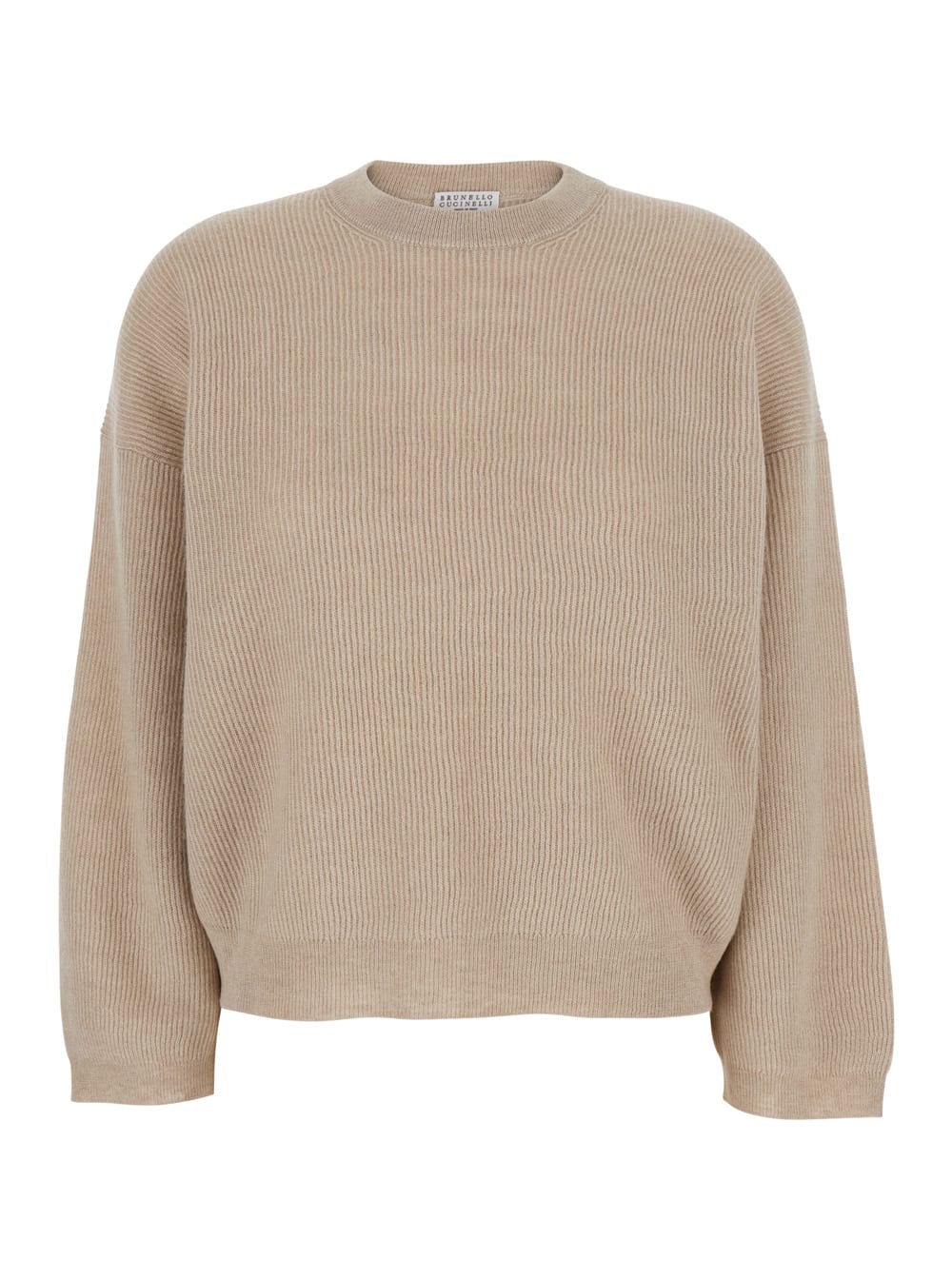 Ribbed sweater - Neutrals