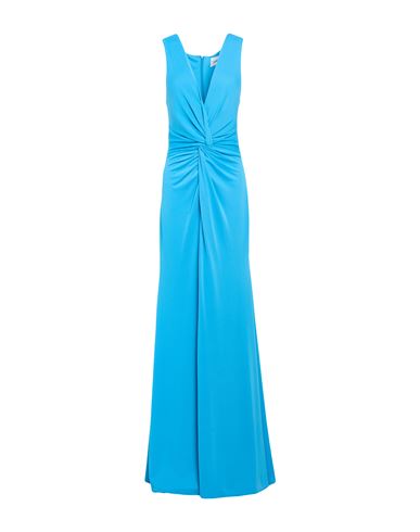 Woman Maxi dress Azure Size 12 Viscose, Elastane
