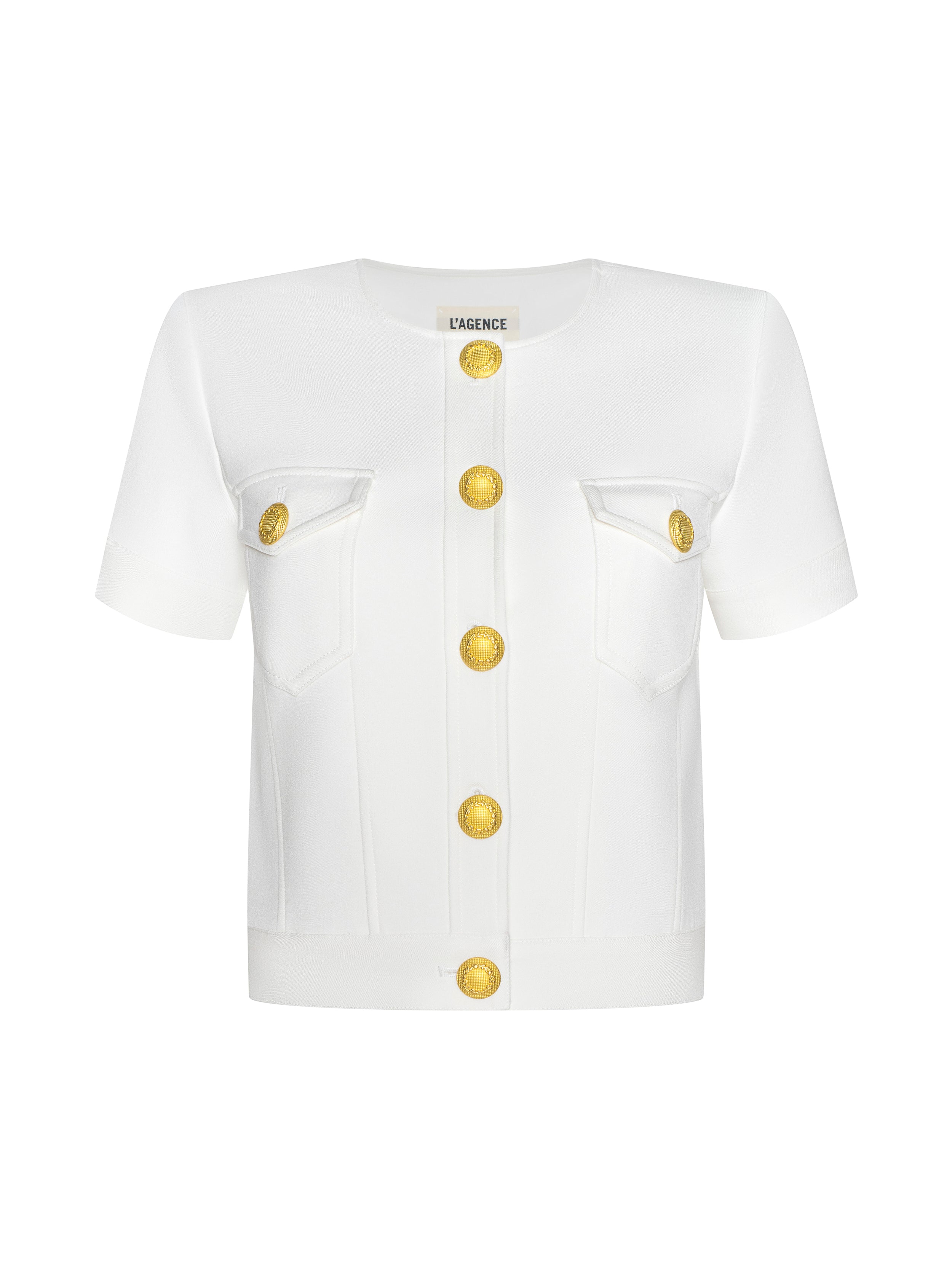 Nawa Shirt Jacket In White