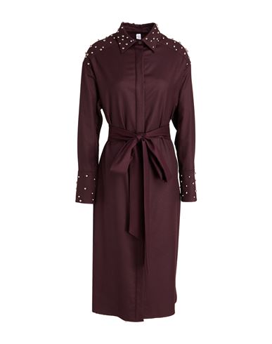Woman Midi dress Plum Size 8 Virgin Wool