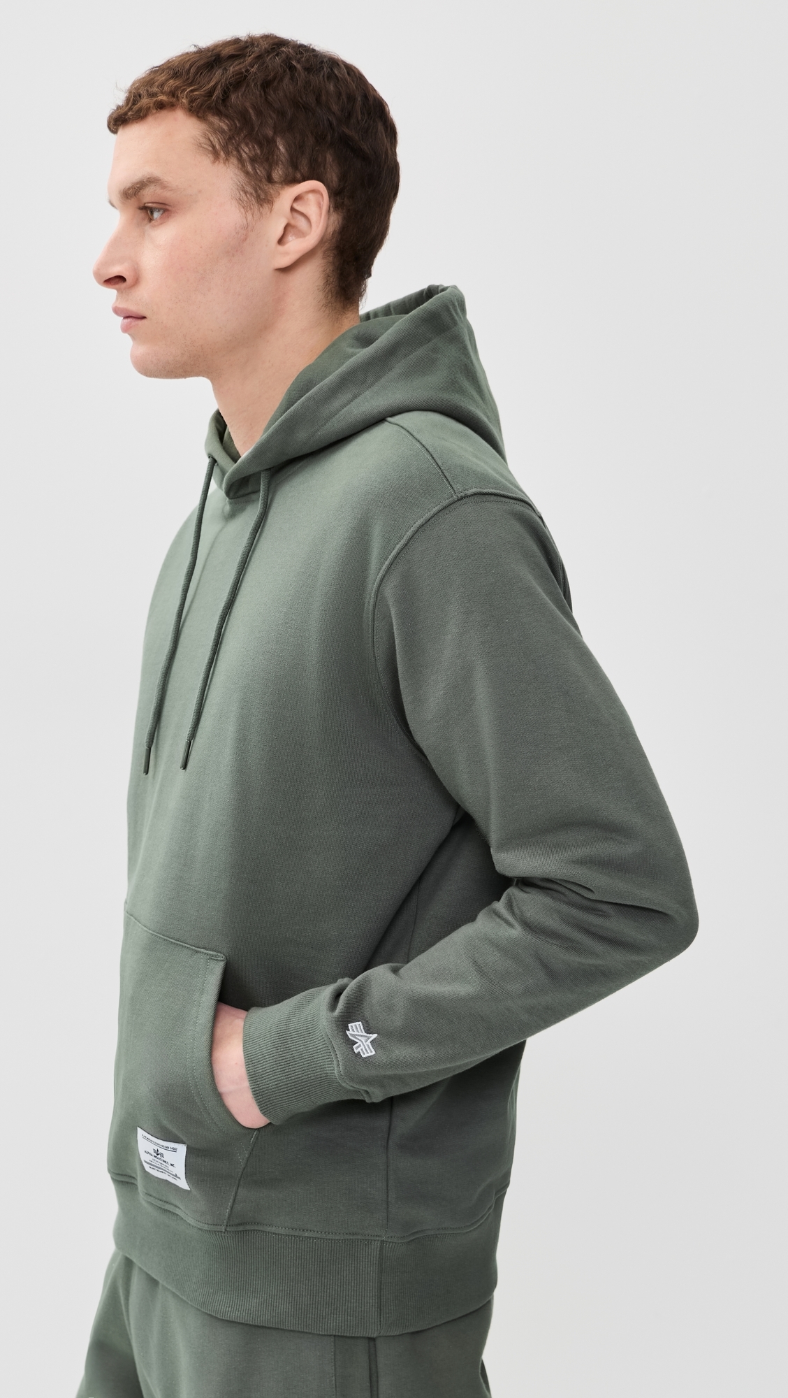 Essential French Terry Hoodie Gen II FIELD GRAY