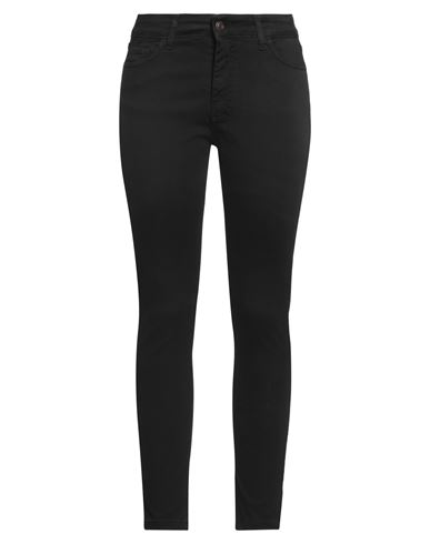 B. yu Woman Pants Black Size L Cotton, Elastane
