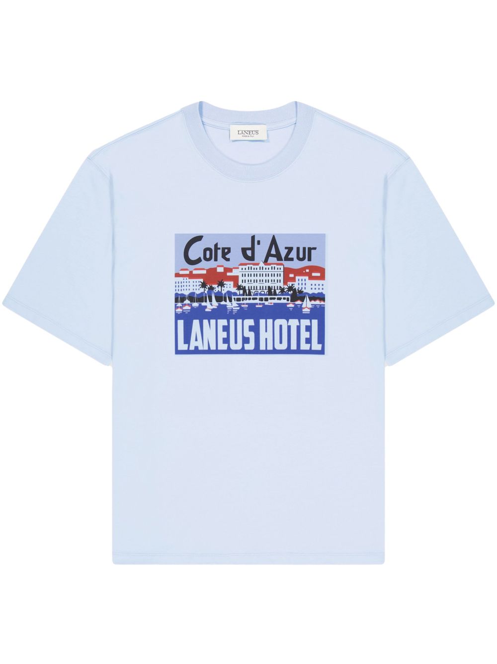 Laneus graphic-print T-shirt - Blue