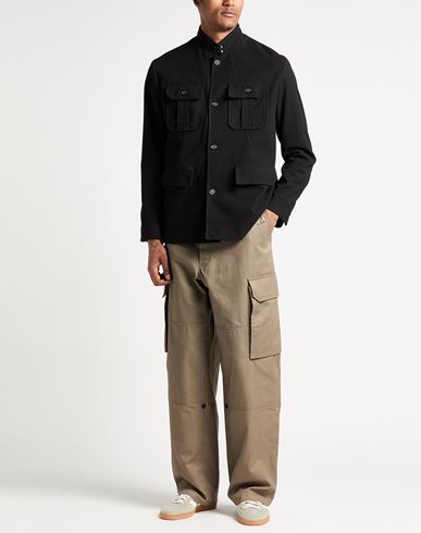 Man Jacket Black Size 36 Polyester, Viscose, Elastane