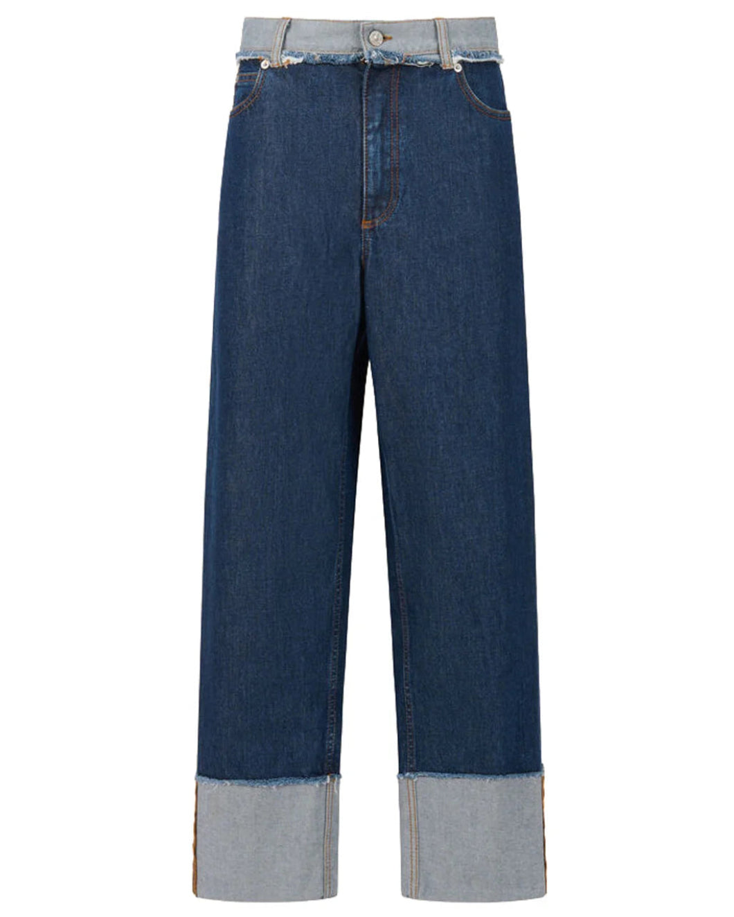 Blue Denim Inside-Out Jeans