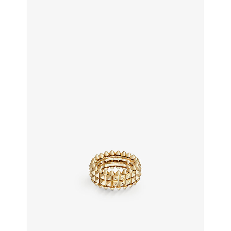 Womens Yellow Gold Clash de 18ct Yellow-gold Ring 47mm