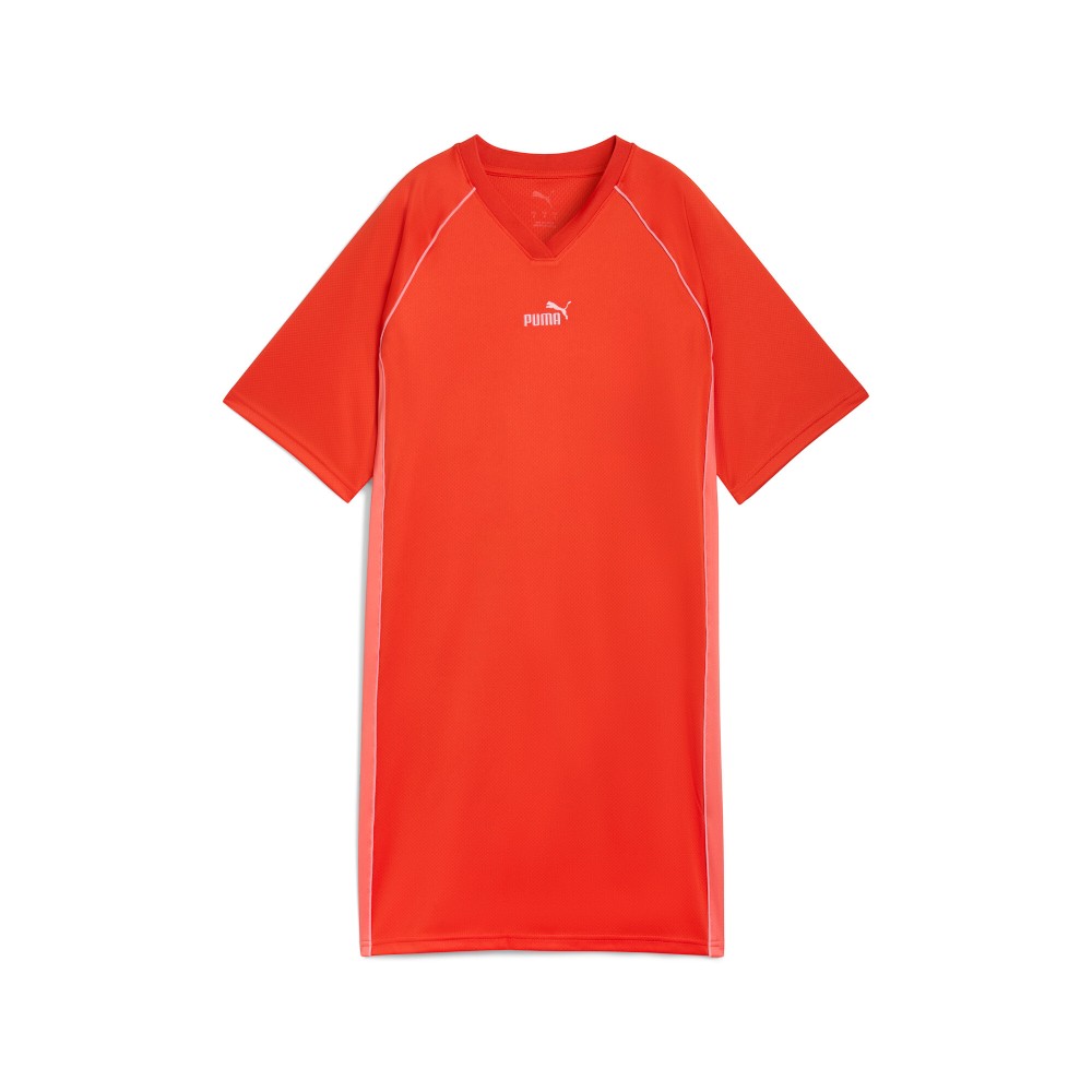 Essentials V Neck Short Sleeve Jersey Dress