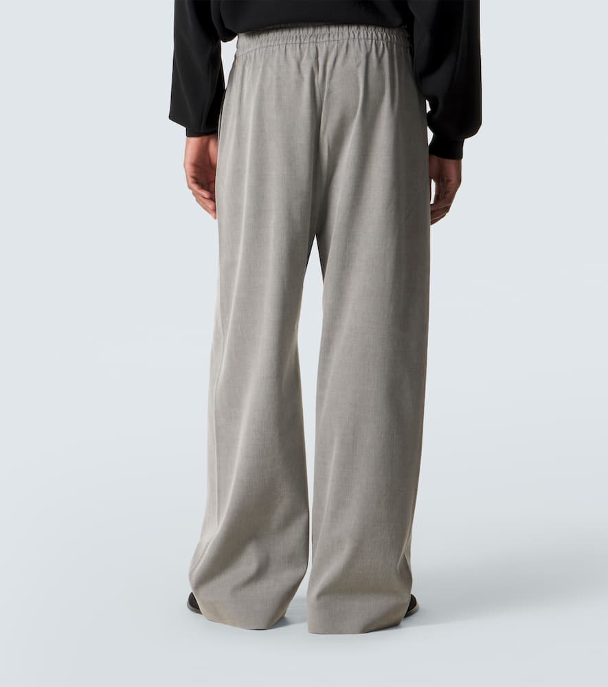 Virgin wool sweatpants