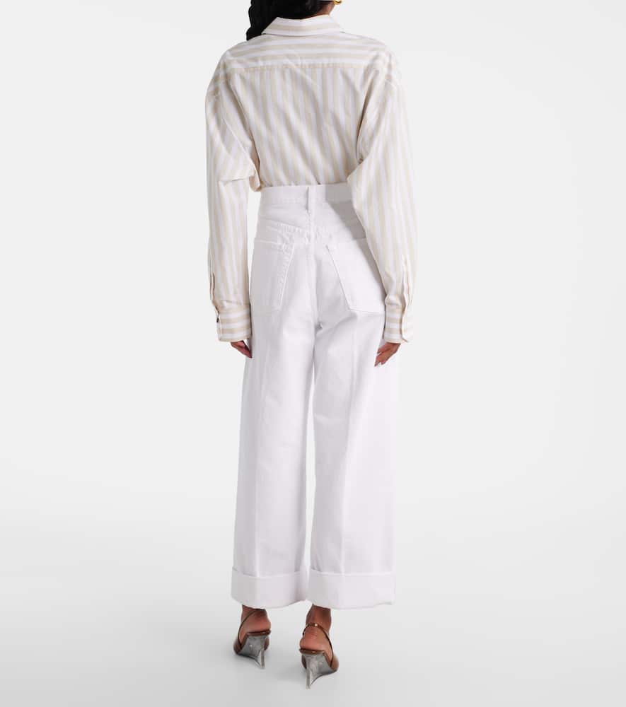 Ayla high-rise wide-leg jeans