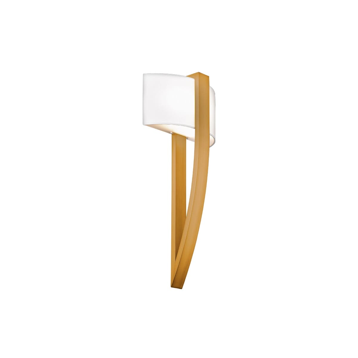 Modern Forms Curvana Wall Sconce in Aged Bra