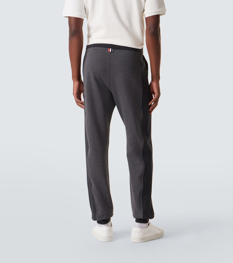 4-Bar cotton jersey sweatpants