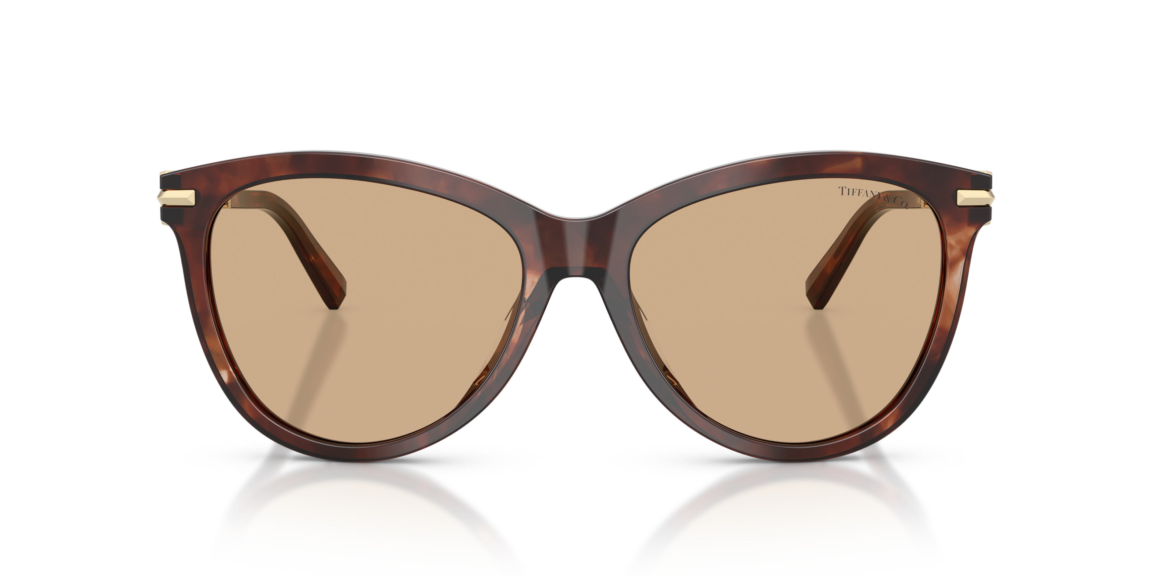 Tiffany Donna Tiffany TF4258BU 8421/8 Occhiali da sole Acetato Marrone Giallo Pantos Normale