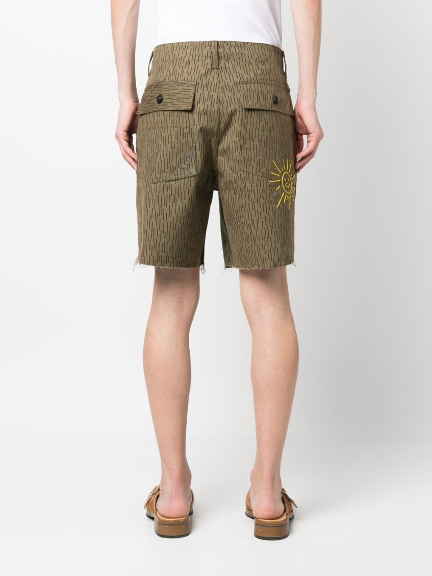 - Camouflage Print Shorts