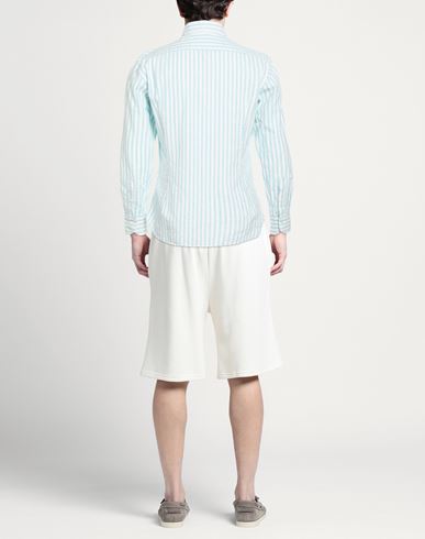 Man Shirt Azure Size 15 ¾ Cotton, Linen