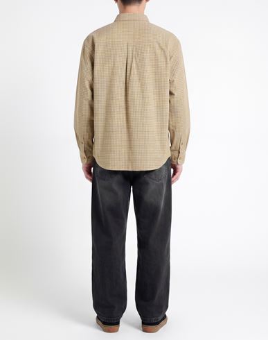 Man Shirt Sand Size L Cotton