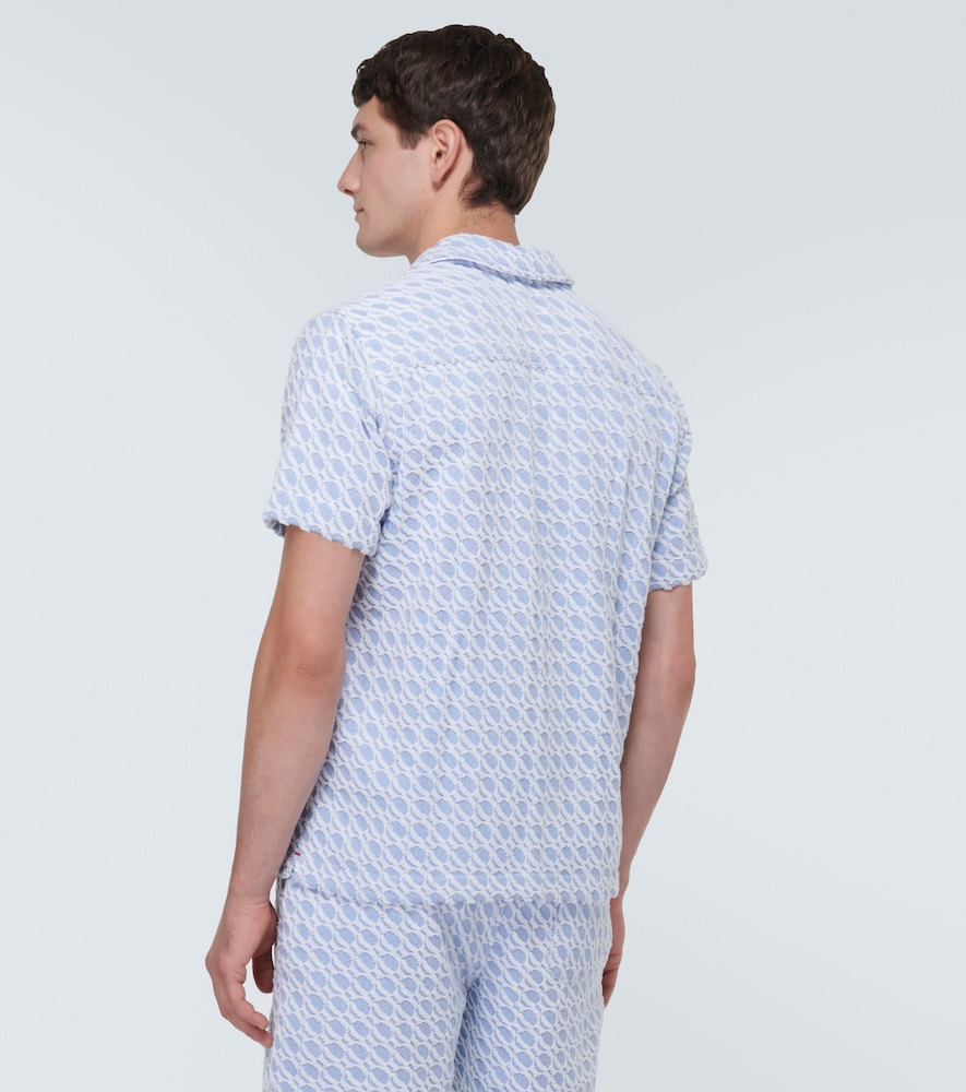 Howell cotton terry bowling shirt