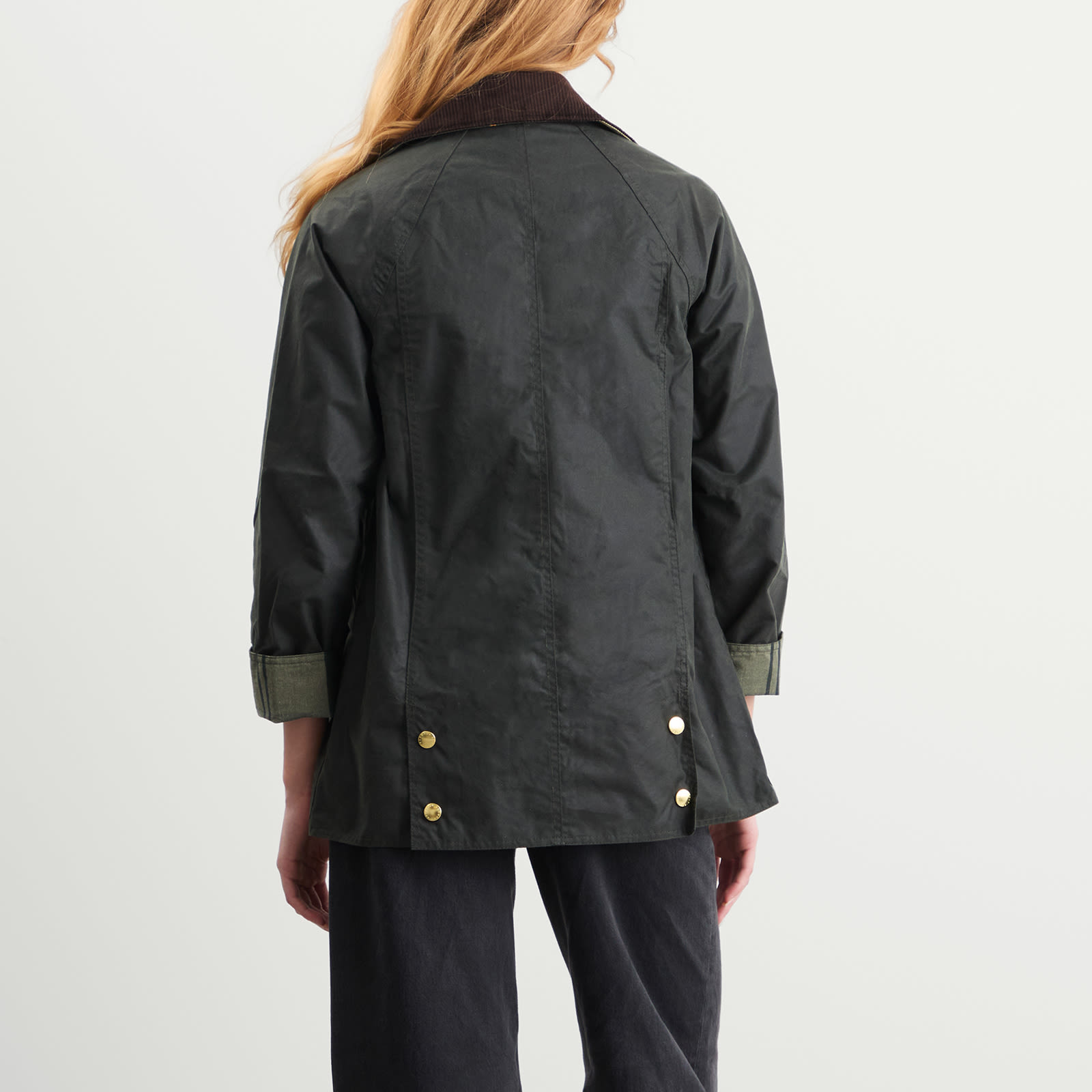 Women's Modern Beadnell Wax Jacket Sage/Ancient
