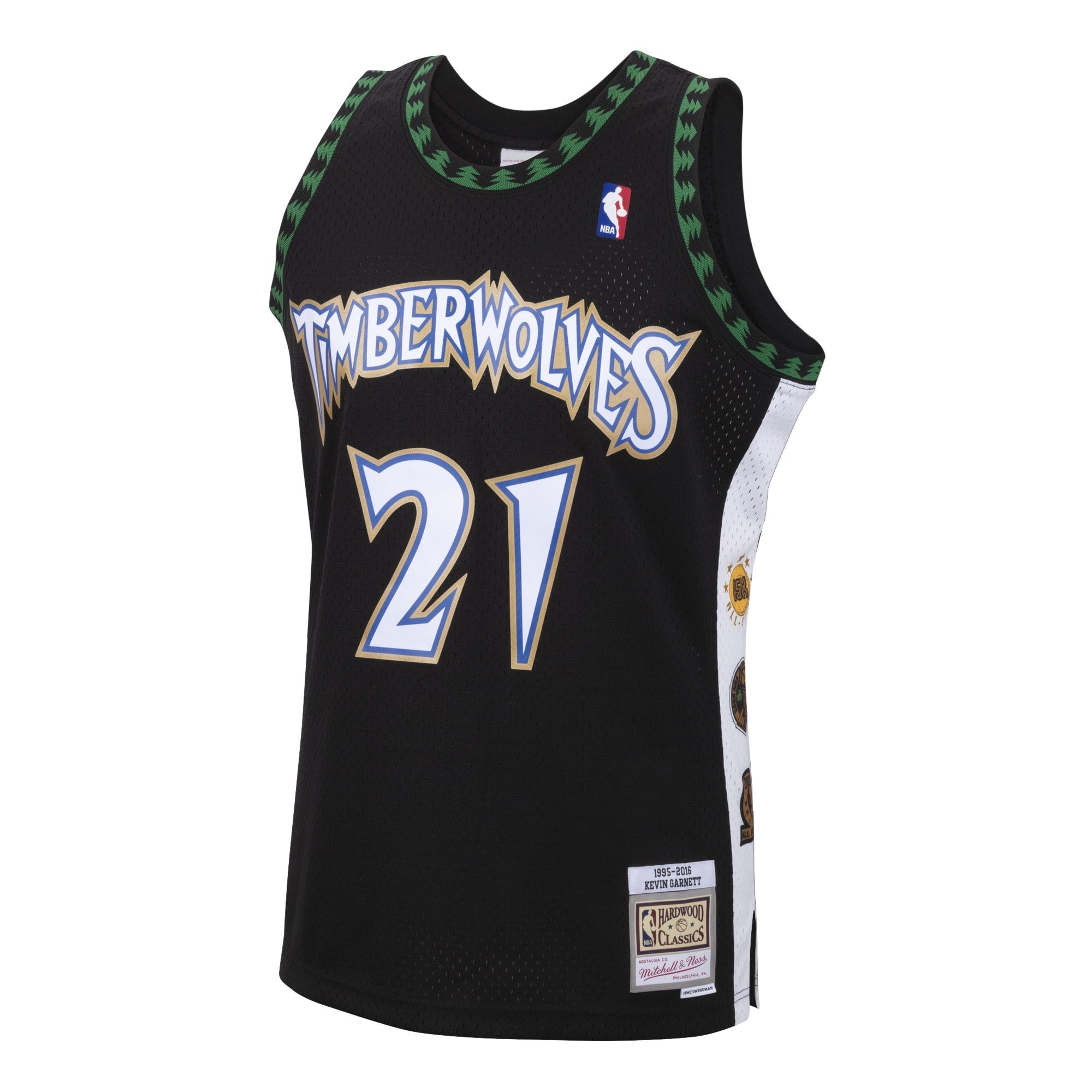 Men's NBA Swingman Jersey Timberwolves 1995 Kevin Garnett