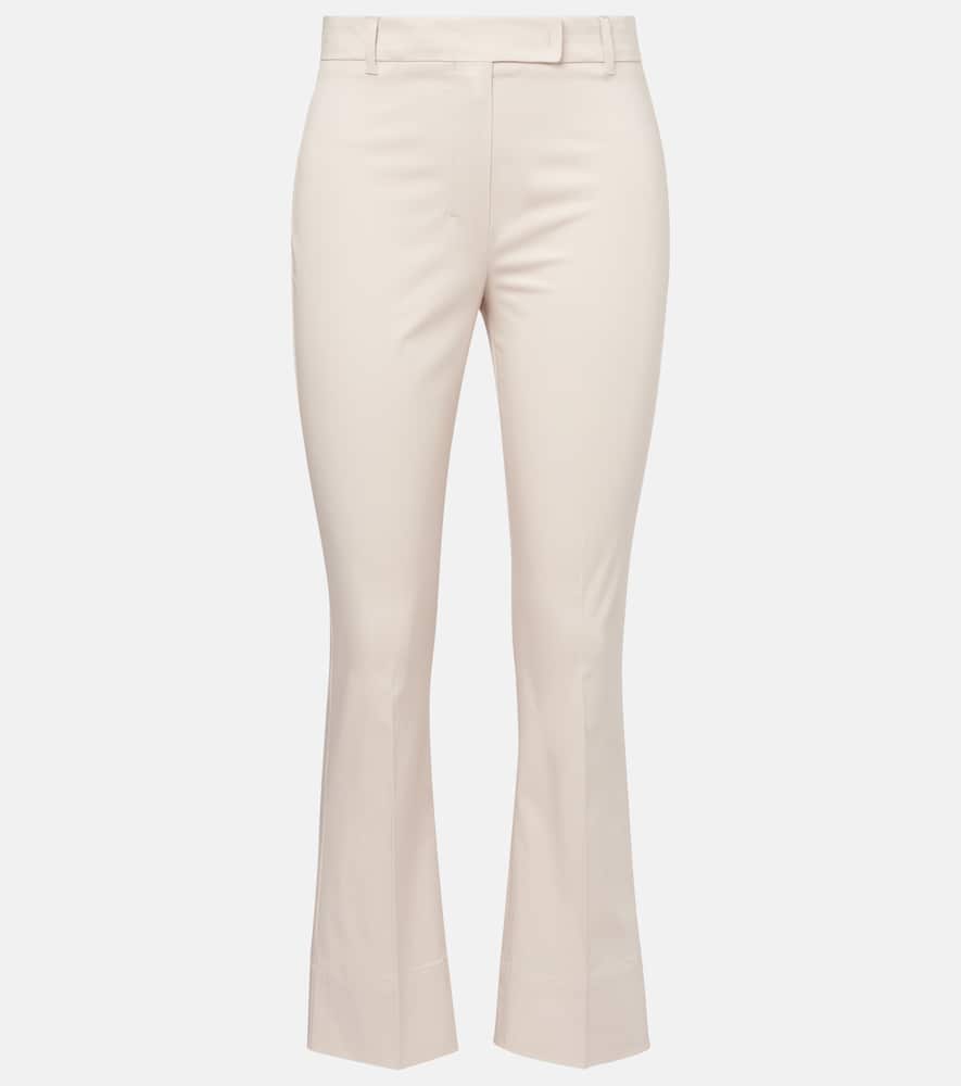 Felice cotton-blend wide-leg pants
