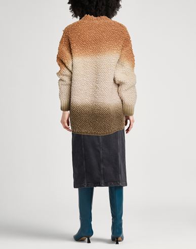 Woman Cardigan Sand Size XS Virgin Wool, Viscose, Polyester, Polyamide