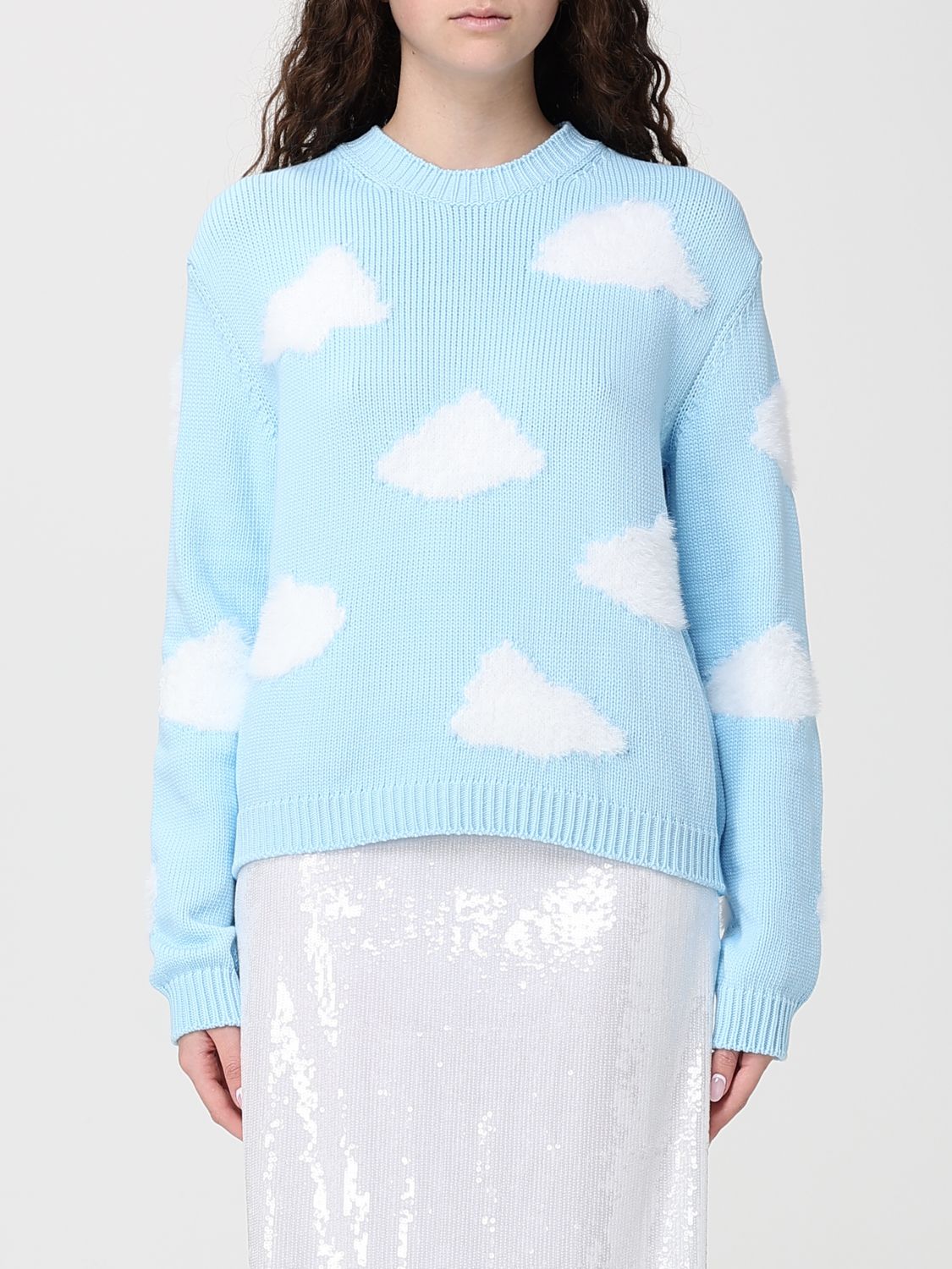 Sweater Woman color Gnawed Blue