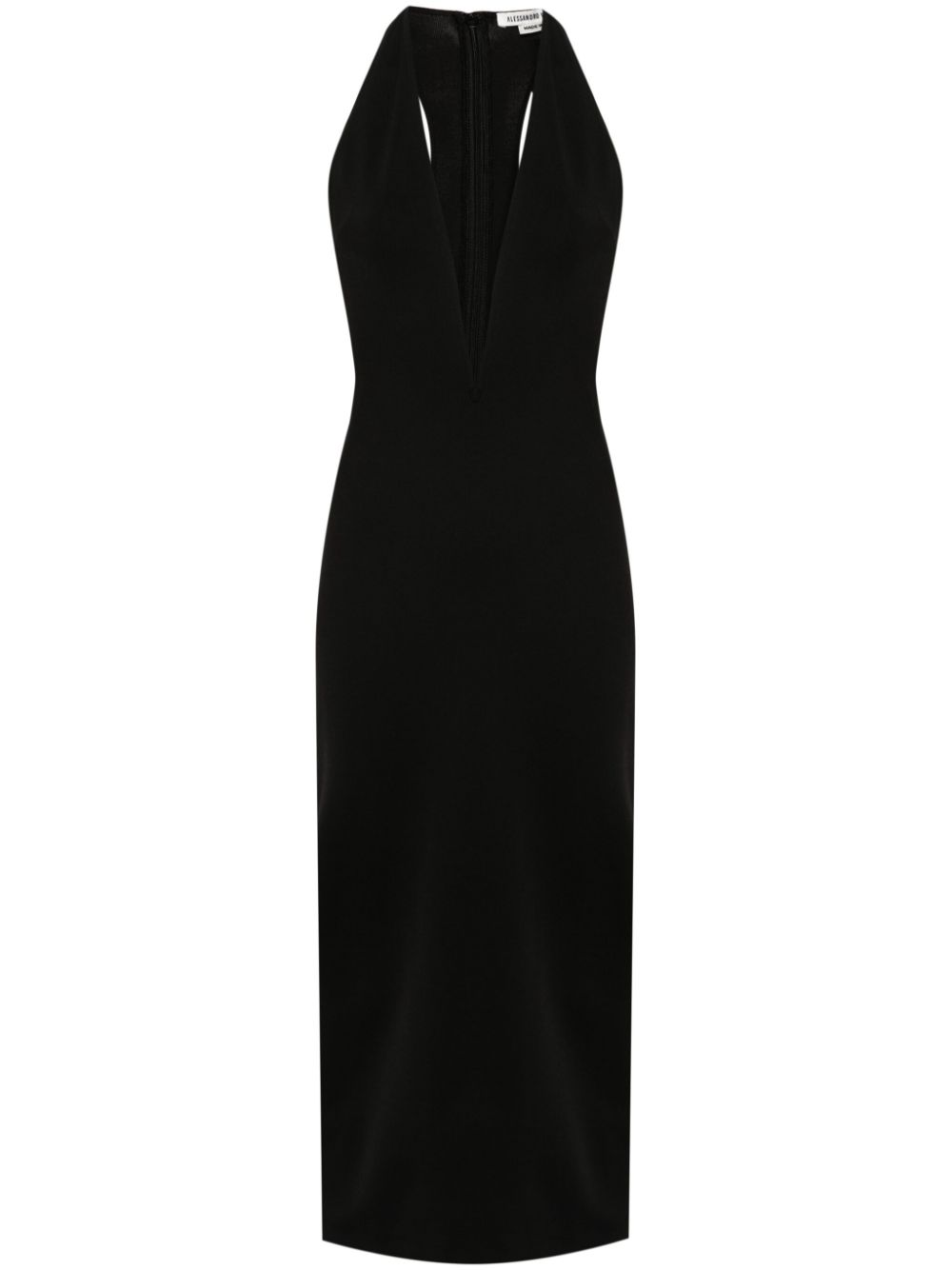 Racerback midi dress - Black