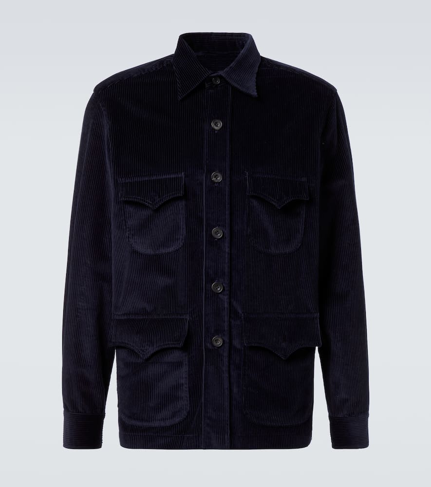 Cotton corduroy Western shirt