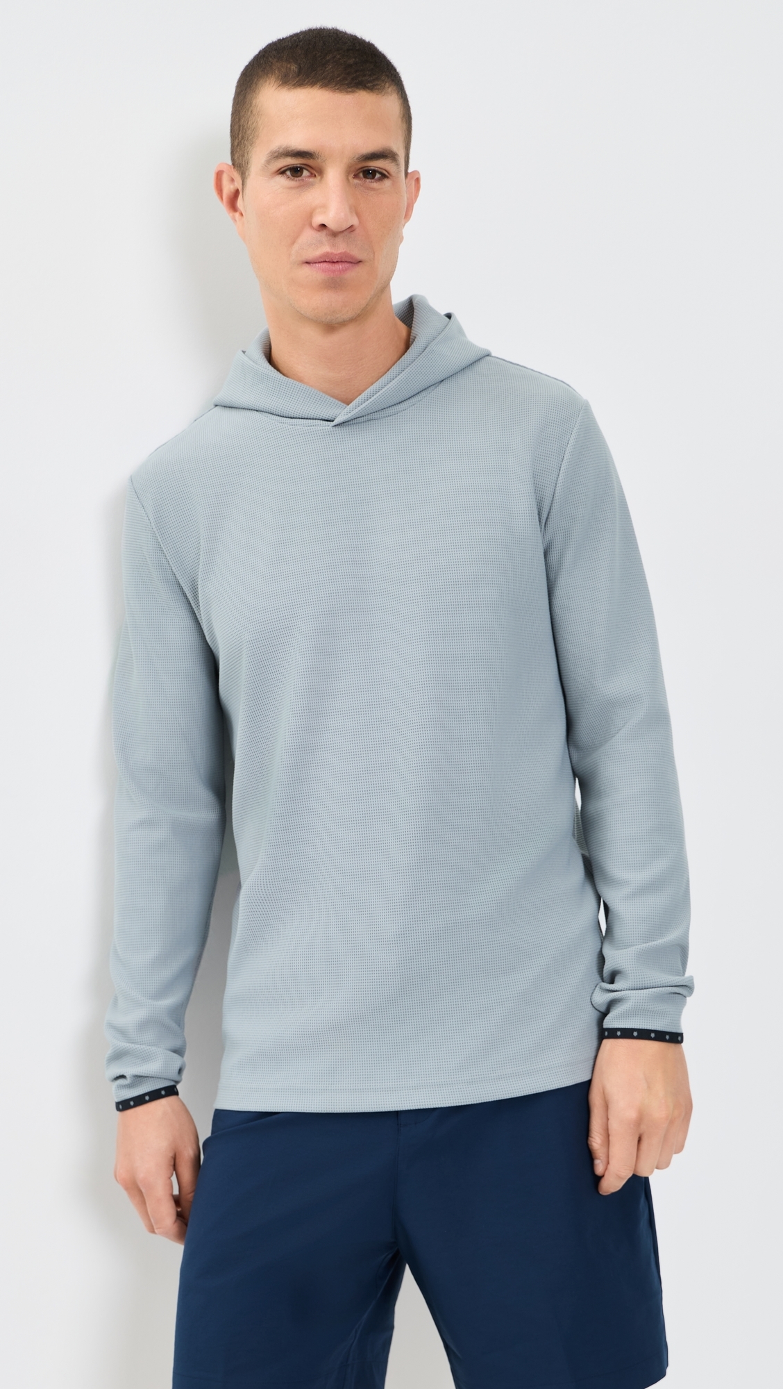 Traverse Waffle Hoodie Pacific Fog