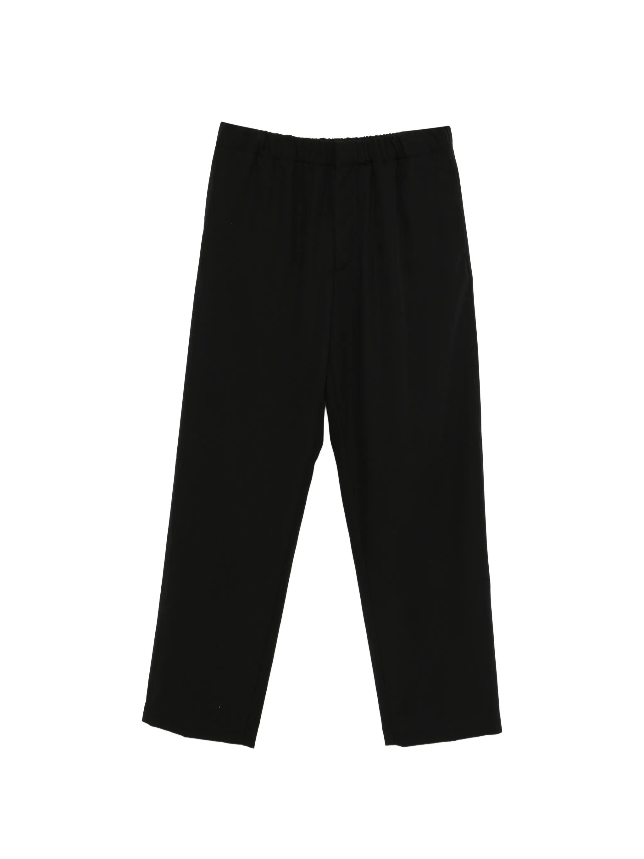 Pure Virgin Wool Trousers with Internal Drawstring Waist