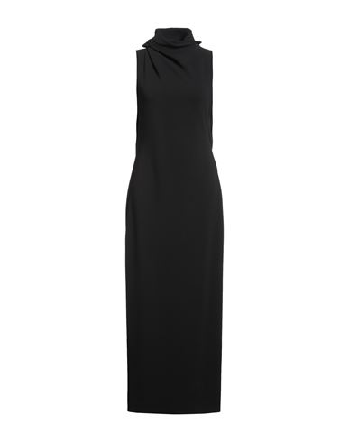 Woman Maxi dress Black Size 2 Viscose, Elastane