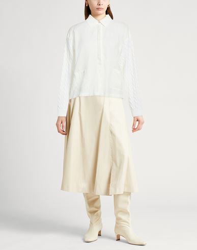 Woman Shirt Cream Size S Linen