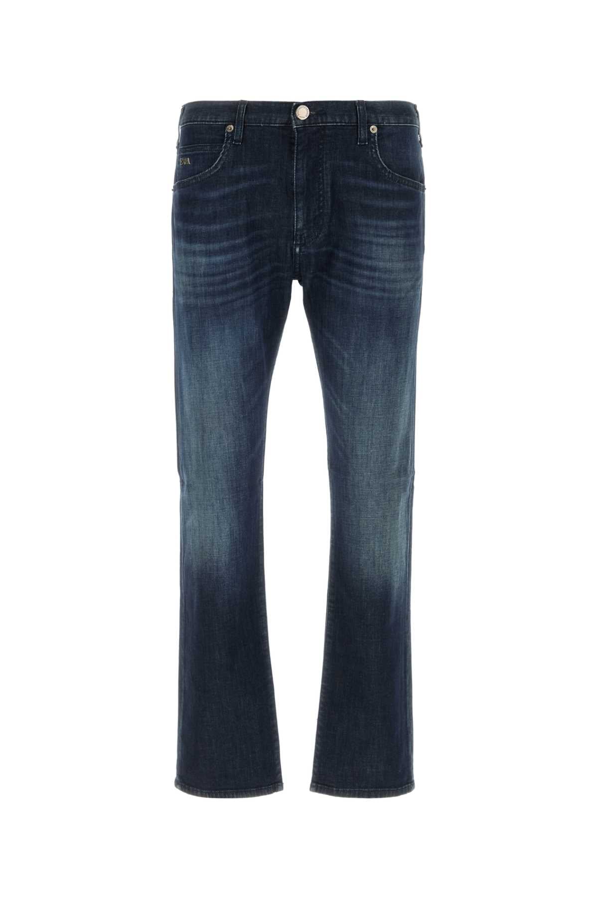 Stretch Denim Jeans — Navy