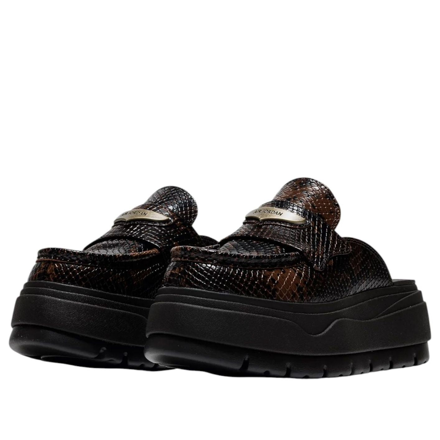 (WMNS) Mule 'Croc Velvet Brown'