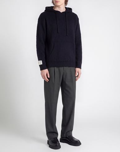 Family First Milano Man Sweater Navy Size S Mohair wool, Polyamide, Acrylic